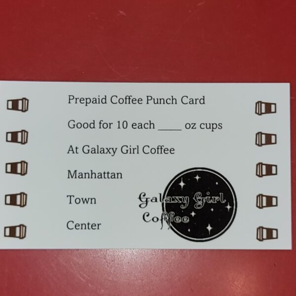 10-cup Prepaid Coffee Card